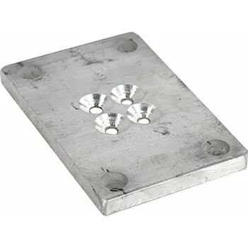 Plot PILECKÝ Plotna patky sloupku ALUPASS CLASSIC AL 100 x 80 mm