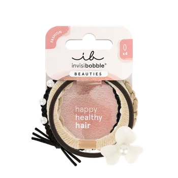 Invisibobble Beauties Flower Pearl 4 ks