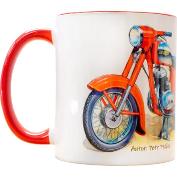 Od Máry Hrneček s potiskem JAWA Panelka 300 ml