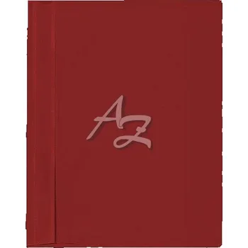 rychlovazač A4, PVC, čirá přední strana, Bordó