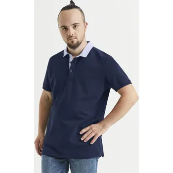Pánské oblečení Celio Polo tričko Vepetit 1096702 Tmavě modrá S