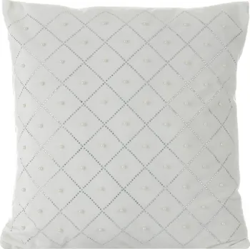 Dekorativní polštářek Eurofirany Povlak na polštář 45x45 AMI Velvet Krémová