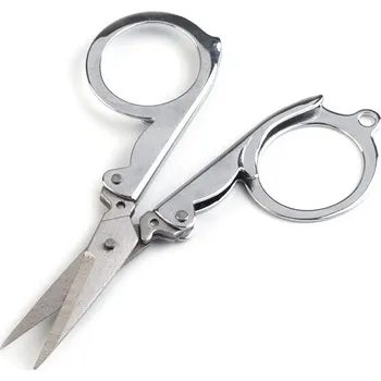 Nůžky na nehty a kůžičku Nůžky délka 10 cm skládací, velké, nikl