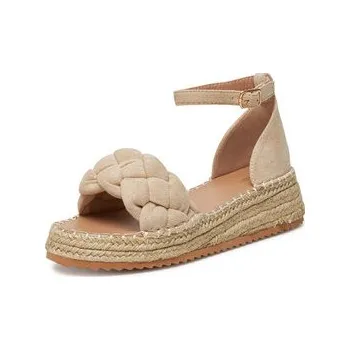 Dámské baleríny Espadrilky DeeZee LE601-59 Béžová 38