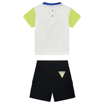 Dámské kraťasy Guess Sada tričko a sportovní šortky I6RG01 K8HM4 Barevná Regular Fit 0_3M