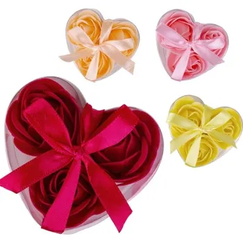 Mýdlo Mýdlové konfety růžičky 3 ks v krabičce