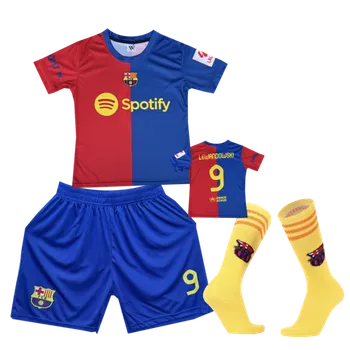 Fotbal Numberoplus Premium dětský fotbalový dres + fotbalové ponožky FC Barcelona - Lewandowski 9 Velikost: 9-let.(vel.128)