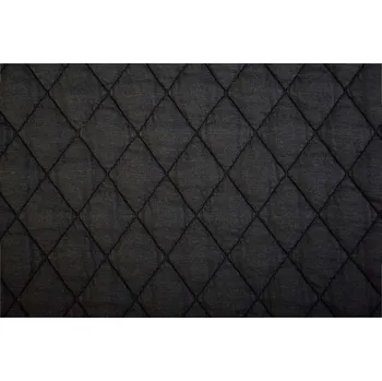 Silnější úplet v černé barvě s plastickým geometrickým vzorem 211071.5001