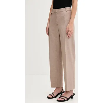 Dámské kalhoty Kalhoty HUGO Henore 50542692 hnědá 84X, vel. 34