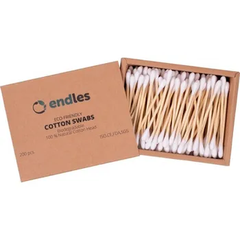Endles by Econea Endles - Vatové tyčinky do uší, 200 ks
