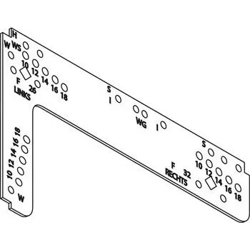 Vrtací šablona pro OL 90 N, dřevo
