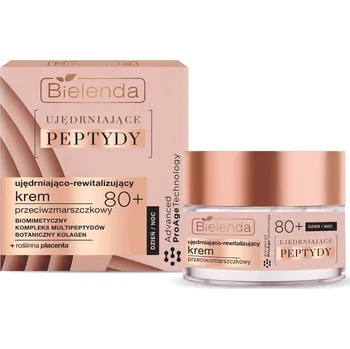 Pleťový krém Bielenda, Zpevňující peptidy 80+ zpevňující a revitalizační denní a noční krém proti vráskám 50ml