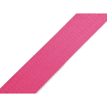 Popruh polypropylenový šíře 30 mm tloušťka 1 mm, střední, 28 růžová