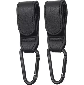 Držák na kočárek Držák na kočárek / invalidní vozík na batoh tašku - sada 2ks - černá