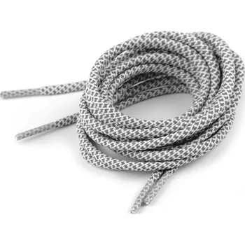 Tkaničky do bot Reflexní tkaničky do bot, tenisek, mikin délka 130 cm, střední, 7 šedá nejsvětlejší