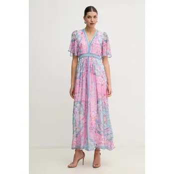 Dámské šaty Šaty s příměsí hedvábí Hale BOB Jaliyah 4ZCA610M růžová 30X, vel. M