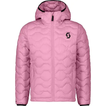 Cyklistické oblečení SCOTT Cyklistická zateplená bunda - INSULOFT WARM JR - růžová