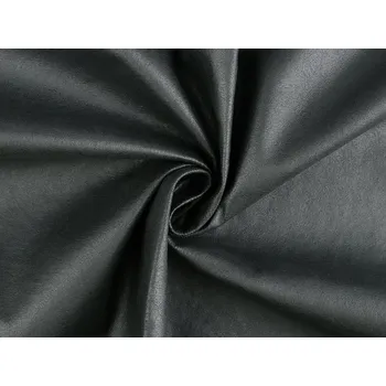 Imitace kůže podlepená tenkým filcem, střední, 6 šedá ocelová