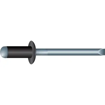 Nýt Al/St 4,8 x 12 PH RAL 9005 fasty trhací nýt hliník/ocel s černou plochou hlavou