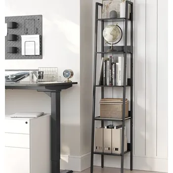 regál Paradox Policový regál REGALO 1700 / Černý matný