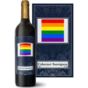 Víno Sablio Červené víno Duhová vlajka: 0,75 l