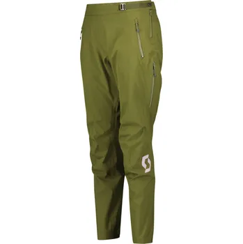 Cyklistické kalhoty SCOTT Cyklistické kalhoty dlouhé bez laclu - TRAIL STORM WP W - zelená M
