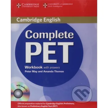 Anglický jazyk Complete PET: Workbook - Peter May, Amanda Thomas Cambridge University Press