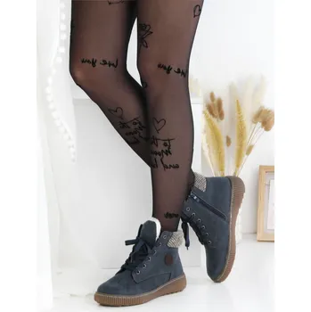 Dámská zimní obuv Chun sen Modré farmářky M227-11BL Velikost: 37