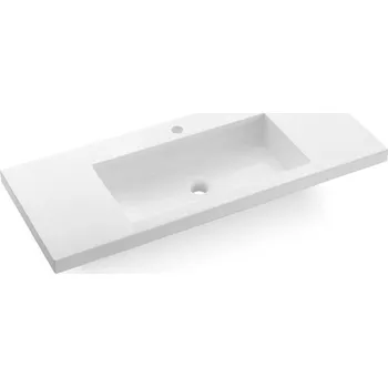 Umyvadlo Bathco 0515 - Zápustné umyvadlo COLLOTO 100x40 cm pryskyřice/bílá