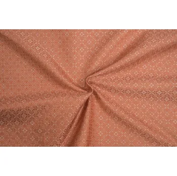 Brokát šlechtický, stříbrno-cihlový, 1.8m, sartor.cz