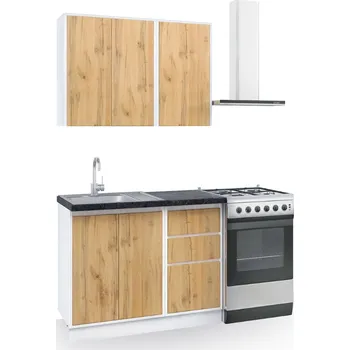 Kuchyňská linka VerDesign MATEO kuchyňská linka 100, apalačský dub-bílá