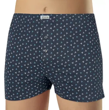 Trenýrky Trenkoslipy pro muže Andrie PS 5601 šedo-tyrkys velikost XL-54/56