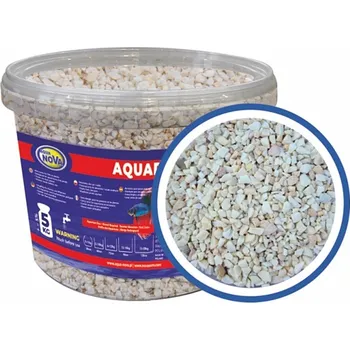 Dekorace jezírka AQUA NOVA Přírodní štěrk světlý dolomit 5-10mm 5kg