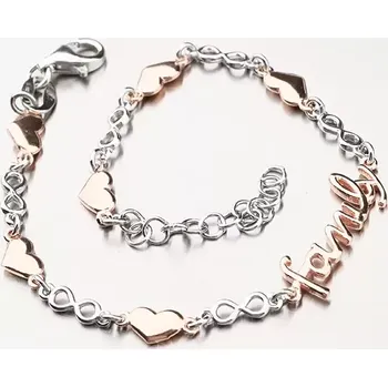 Náramek Náramek Family - stříbro 925 B1902467-0331-SLX délka 19 cm