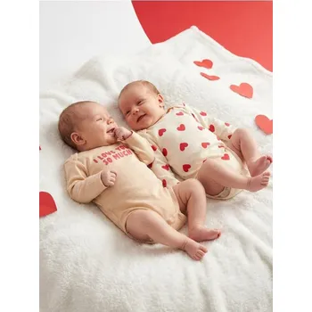 Sinsay - Sada 2 bavlněných body - krémová - 292DG-01X - 292DG-01X-62