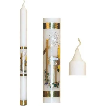 Svíčka Kostelní svíčka na zápich Na křest 250 g