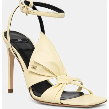 Dámské lodičky Kožené lodičky Elisabetta Franchi SA25L51E2.DC7 žlutá 17X, EUR 37