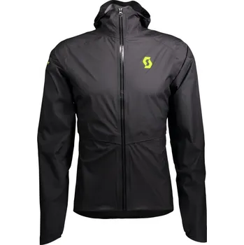 Cyklistická bunda SCOTT voděodolná bunda - RC RUN WP - černá/žlutá