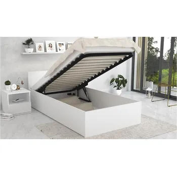 Postel Postel PANAMA 90x200 se zdvižným roštem BÍLÁ