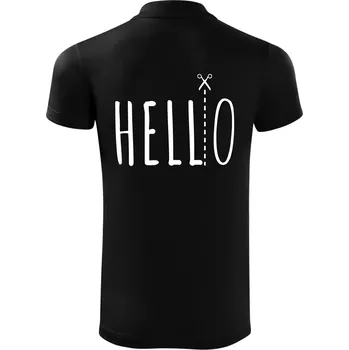 Pánská košile Hello - Polokošile Victory sportovní (dresovina) - 2XL ( Černá )