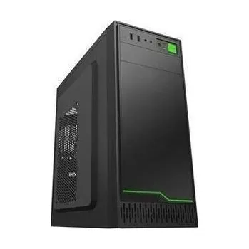 PC skříň EUROCASE skříň ML N6-500B, Midi Tower, 1xUSB-C, 2xUSB 3.0, 2x audio, bez zdroje