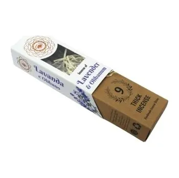 Čajovna Indické vonné tyčinky Green Tree Lavender & Olibanum 9 ks