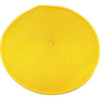 prostírání JAHU Prostírání kulaté Ø35cm-Žlutá