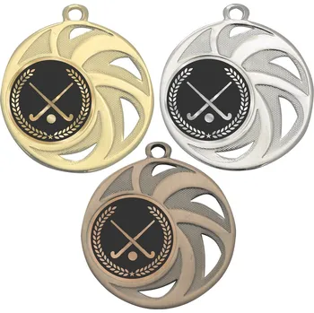 Pozemní hokej medaile DI4503-LAC021 Stuhu vyberte z naší nabídky.