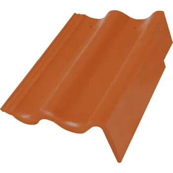 betonová krytina Taška krajní pravá BMI BRAMAC Max protector –cihlově červená