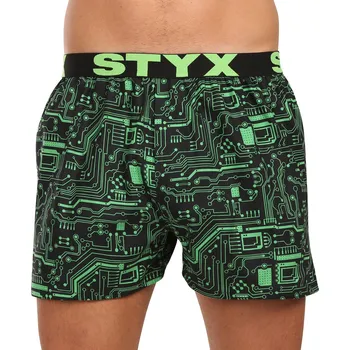 Trenýrky Pánské trenky Styx art sportovní guma tišťák (B1953) XL Možnost vrácení zboží ZDARMA do 120 dnů!