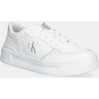 Oblečení a móda Sneakers boty Calvin Klein Jeans V3A9.82021.35.39 bílá 00X, EUR 39