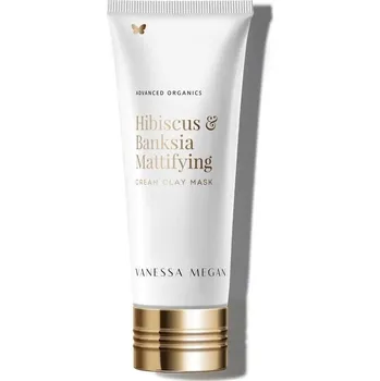 Pleťová maska Vanessa Megan Hibiscus & Banksia Mattifying Cream Clay Mask – Čistící zmatňující krémová maska 180 ml – Expirace 28/02/2026
