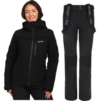 Dámská bunda Dámský lyžařský komplet Valera BLK 44 + Dione BLK 42