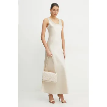 Dámské šaty Šaty Silvian Heach CORNAVA GPP25361VE béžová 80X, vel. 34